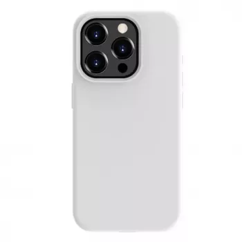 Evelatus Apple iPhone 15 Pro Max Premium Soft Touch Silikonhülle Weiß