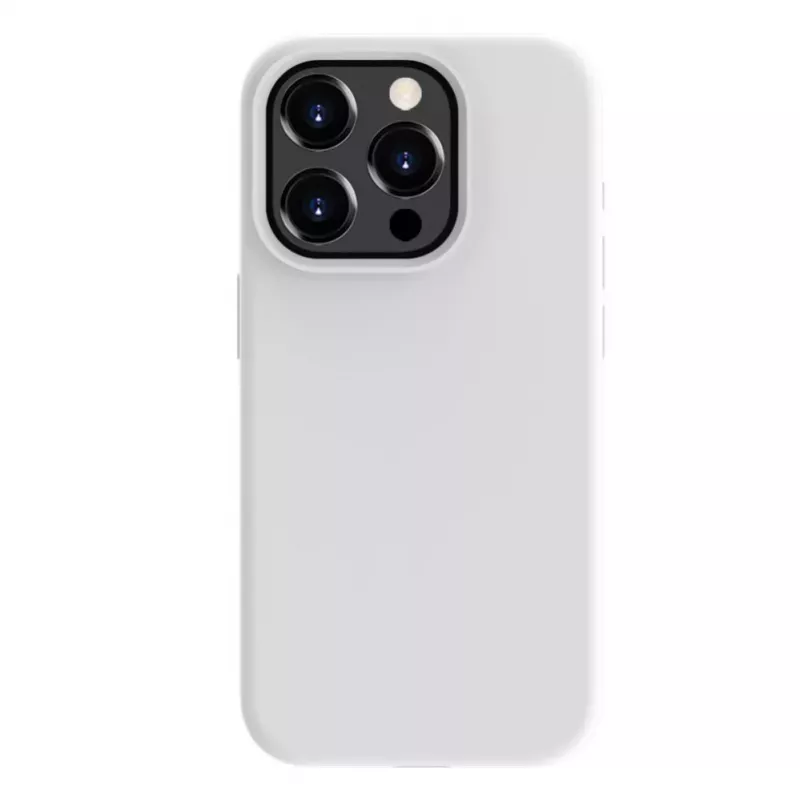 Evelatus Apple iPhone 15 Pro Max Premium Soft Touch Silikonhülle Weiß