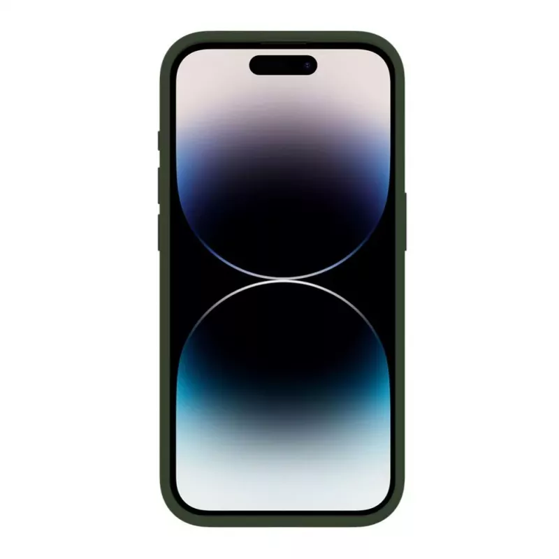 Evelatus Apple iPhone 15 Pro Max Premium Soft Touch Silicone Case Dark Olive