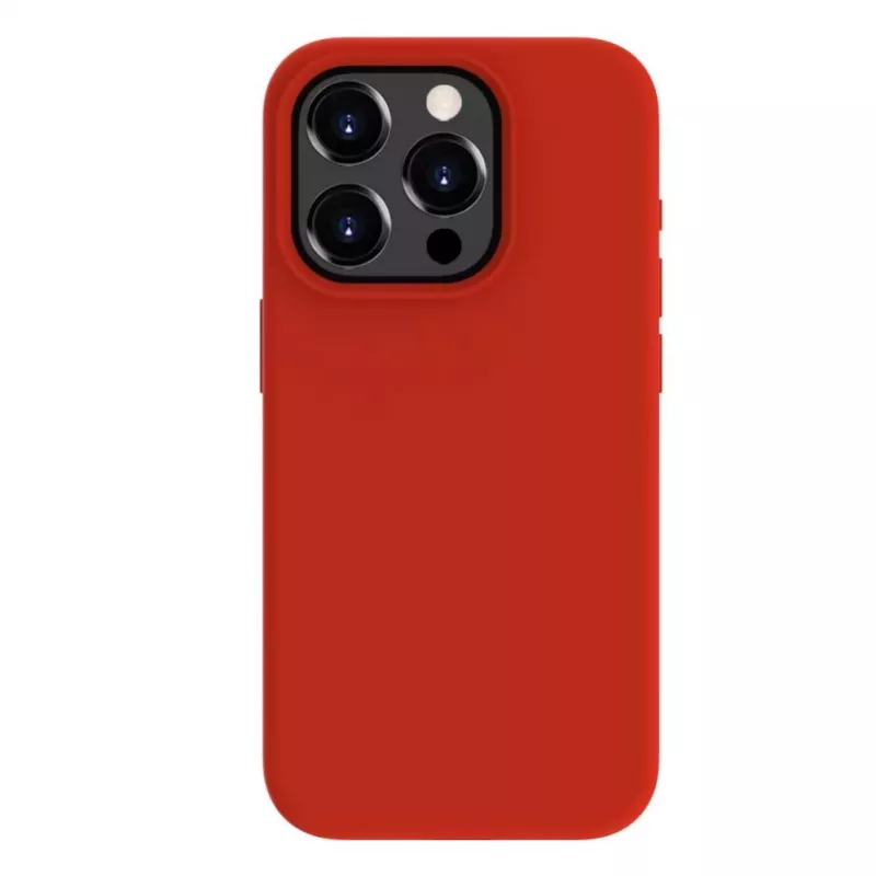 Evelatus Apple iPhone 15 Pro Max Premium Soft Touch Silicone Case Rot