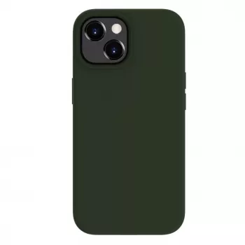 Evelatus Apple iPhone 15 Premium Magsafe Soft Touch Silicone Case Dark Olive