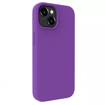 Evelatus Apple iPhone 15 Plus Premium MagSafe Soft Touch Silicone Case Deep Purple