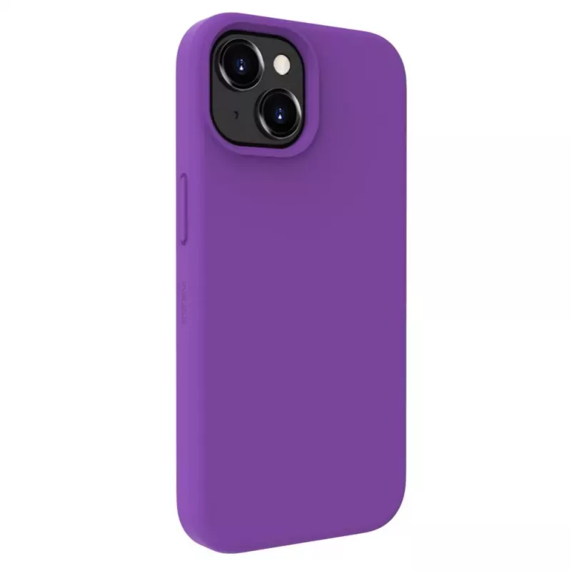 Evelatus Apple iPhone 15 Plus Premium MagSafe Soft Touch Silicone Case Deep Purple