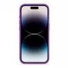 Evelatus Apple iPhone 15 Pro Premium MagSafe Soft Touch Silikonhülle Tiefes Lila
