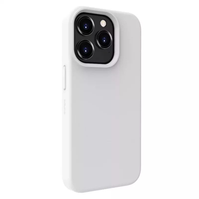 Evelatus Apple iPhone 15 Pro Premium Magsafe Soft Touch Silicone Case White