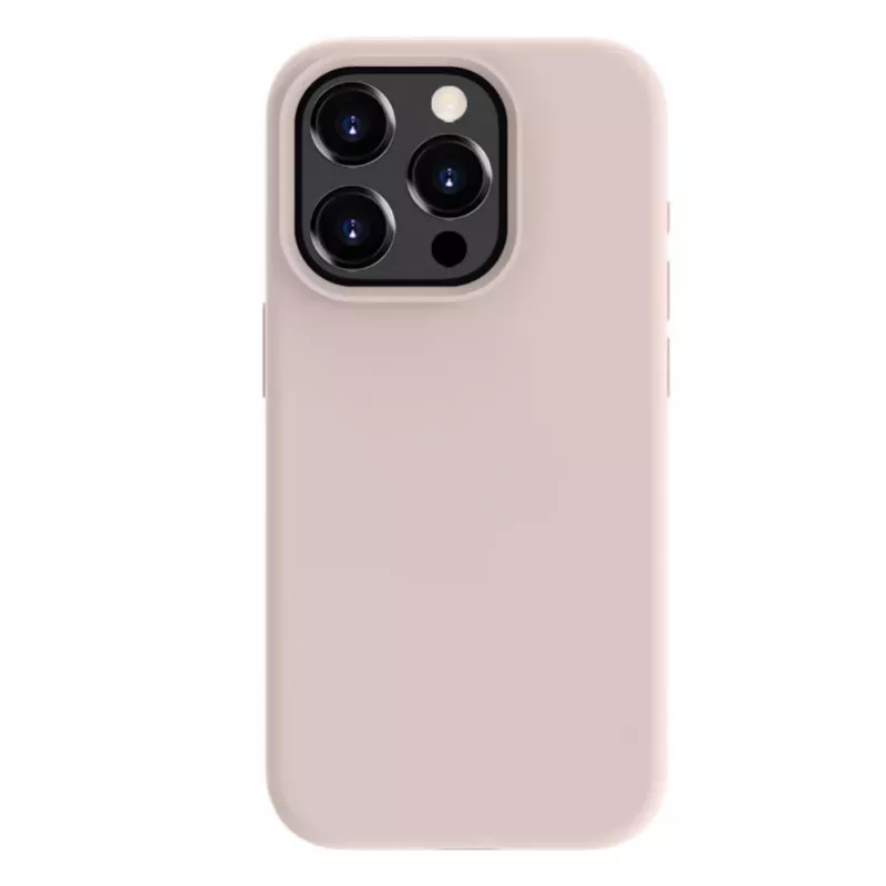 Evelatus Apple iPhone 15 Pro Premium MagSafe Soft Touch Silicone Case Pink Sand