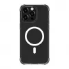 Evelatus Apple iPhone 15 Pro Max Stoßfeste Hülle mit MagSafe Transparent