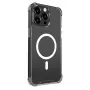 Evelatus Apple iPhone 15 Pro Max Stoßfeste Hülle mit MagSafe Transparent