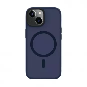 Evelatus Apple iPhone 15 Hybrid Case mit MagSafe PC+TPU Dunkelblau