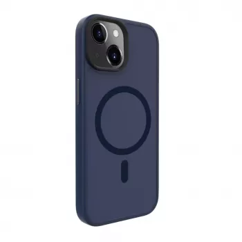 Evelatus Apple iPhone 15 Hybrid Case mit MagSafe PC+TPU Dunkelblau