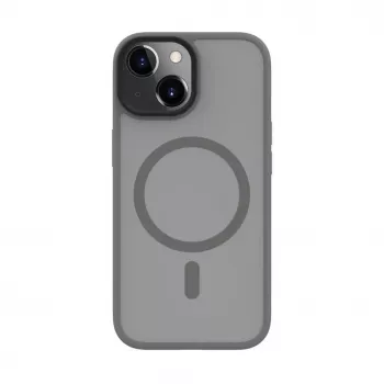 Evelatus Apple iPhone 15 Hybrid Case mit MagSafe PC+TPU Silber