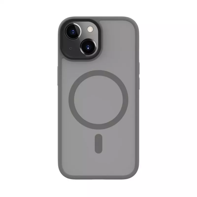 Evelatus Apple iPhone 15 Hybrid Case mit MagSafe PC+TPU Silber