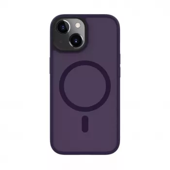 Evelatus Apple iPhone 15 Hybrid Case mit MagSafe PC+TPU Deep Purple