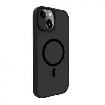Evelatus Apple iPhone 15 Plus Hybrid Case mit MagSafe PC+TPU Schwarz