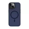 Evelatus Apple iPhone 15 Plus Hybrid Case mit MagSafe PC+TPU Dunkelblau