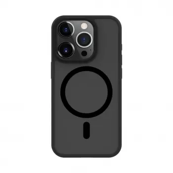 Evelatus Apple iPhone 15 Pro Hybrid Case mit MagSafe PC+TPU Schwarz
