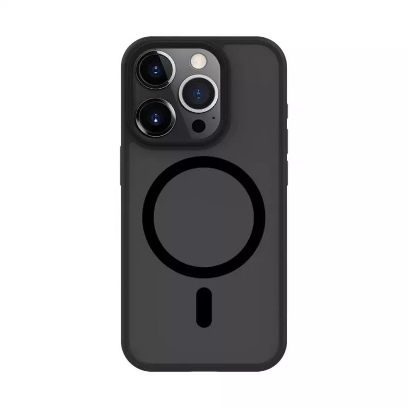 Evelatus Apple iPhone 15 Pro Hybrid Case mit MagSafe PC+TPU Schwarz
