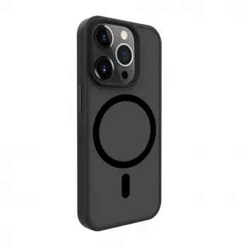 Evelatus Apple iPhone 15 Pro Hybrid Case mit MagSafe PC+TPU Schwarz