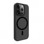 Evelatus Apple iPhone 15 Pro Hybrid Case mit MagSafe PC+TPU Schwarz