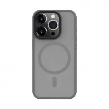 Evelatus Apple iPhone 15 Pro Hybrid Case mit MagSafe PC+TPU Silber