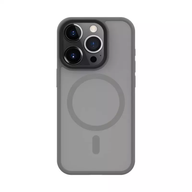 Evelatus Apple iPhone 15 Pro Hybrid Case mit MagSafe PC+TPU Silber