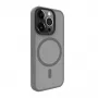 Evelatus Apple iPhone 15 Pro Hybrid Case mit MagSafe PC+TPU Silber
