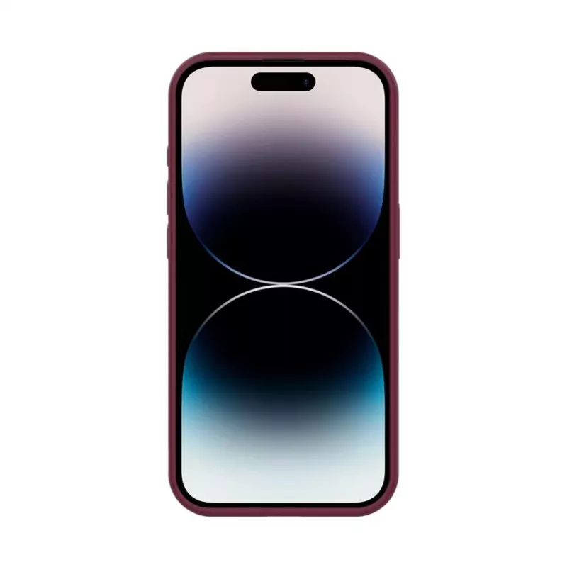 Evelatus Apple iPhone 15 Pro Hybrid Case mit MagSafe PC+TPU Plum