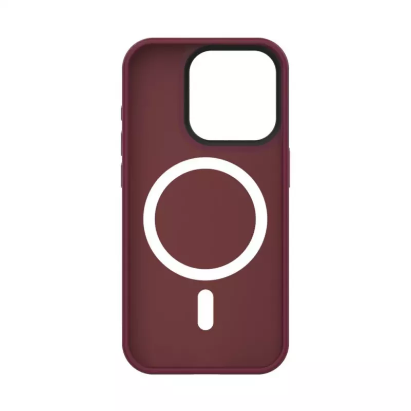 Evelatus Apple iPhone 15 Pro Hybrid Case mit MagSafe PC+TPU Plum