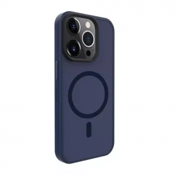 Evelatus Apple iPhone 15 Pro Max Hybrid Case mit MagSafe PC+TPU Dunkelblau