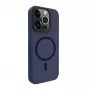 Evelatus Apple iPhone 15 Pro Max Hybrid Case mit MagSafe PC+TPU Dunkelblau