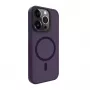 Evelatus Apple iPhone 15 Pro Max Hybrid Case mit MagSafe PC+TPU Deep Purple
