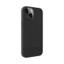 Evelatus Apple iPhone 15 Plastic Leather MagSafe Back Cover Black