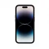 Evelatus Apple iPhone 15 Pro Plastic Leather MagSafe Back Cover Black