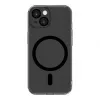 Evelatus Apple iPhone 15 Clear Case mit MagSafe und Kameraschutz Transparent Black