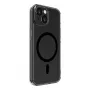Evelatus Apple iPhone 15 Clear Case mit MagSafe und Kameraschutz Transparent Black