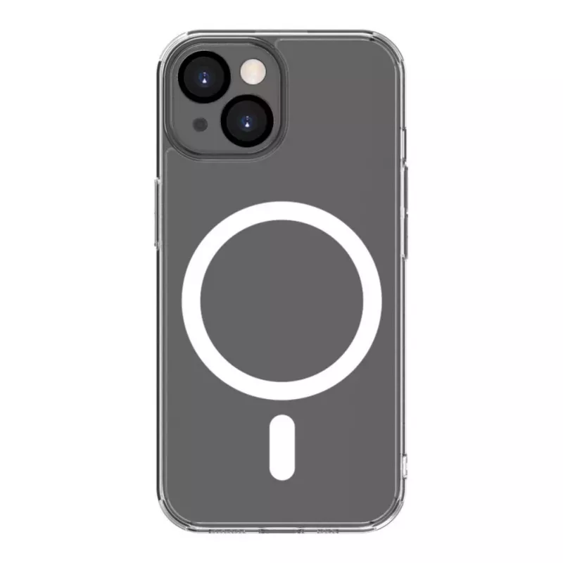Evelatus Apple iPhone 15 Clear Case mit MagSafe und Kameraschutz Transparent