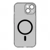 Evelatus Apple iPhone 15 Plus Clear Case mit MagSafe und Kameraschutz Transparent Schwarz