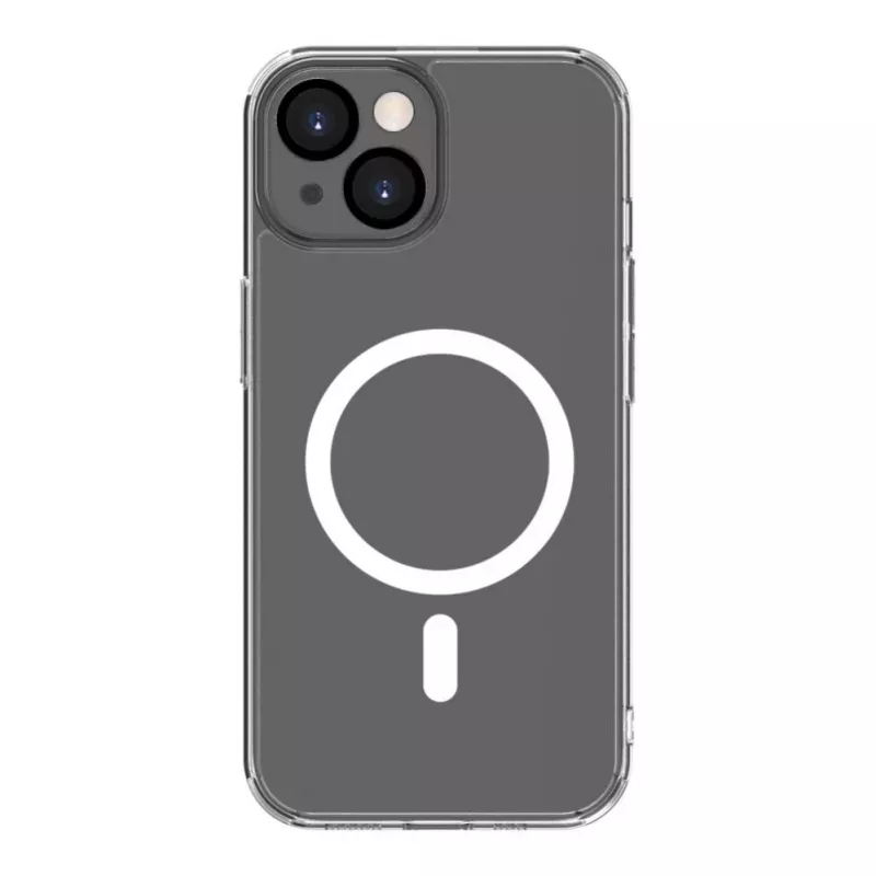 Evelatus Apple iPhone 15 Plus Clear Case mit MagSafe und Kameraschutz Transparent