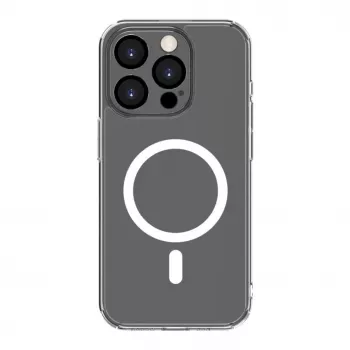 Evelatus Apple iPhone 15 Pro Clear Case mit MagSafe und Kameraschutz Transparent