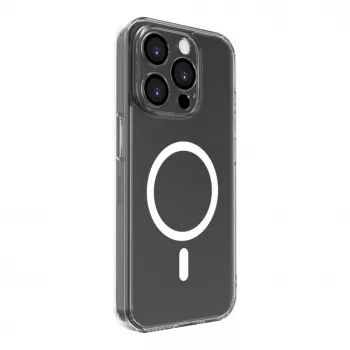 Evelatus Apple iPhone 15 Pro Max Clear Case mit MagSafe und Kameraschutz Transparent