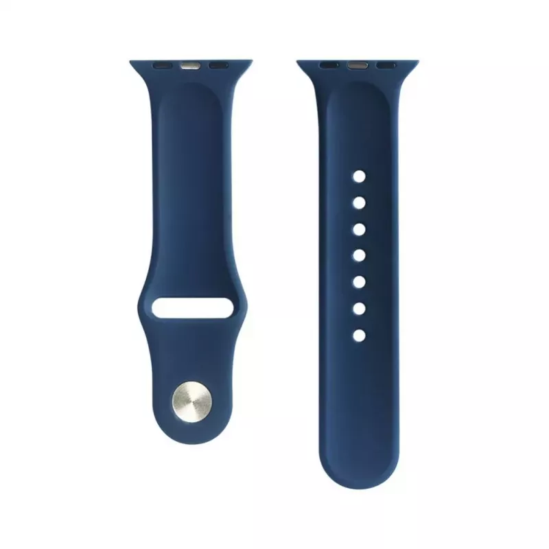 Evelatus Apple Watch 38/40/41mm Silicone Loop Watch Strap (132mm M/L) Blau
