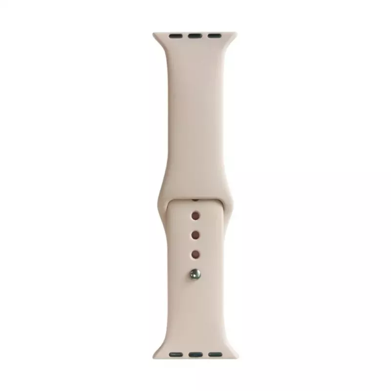 Evelatus Apple Watch 38/40/41mm Silikon Solo Loop Armband (132mm M/L) Pink Sand