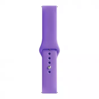 Evelatus Watch 20mm Silicone Loop Watch Strap (130mm M/L) Deep Purple