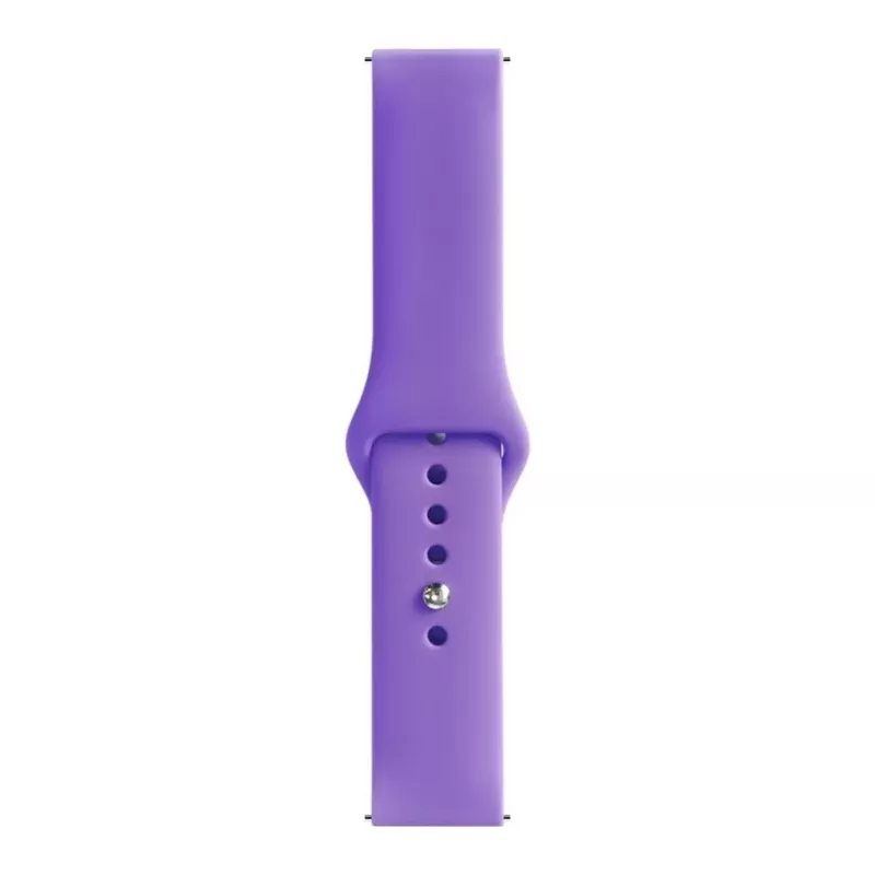 Evelatus Watch 20mm Silicone Loop Watch Strap (130mm M/L) Deep Purple