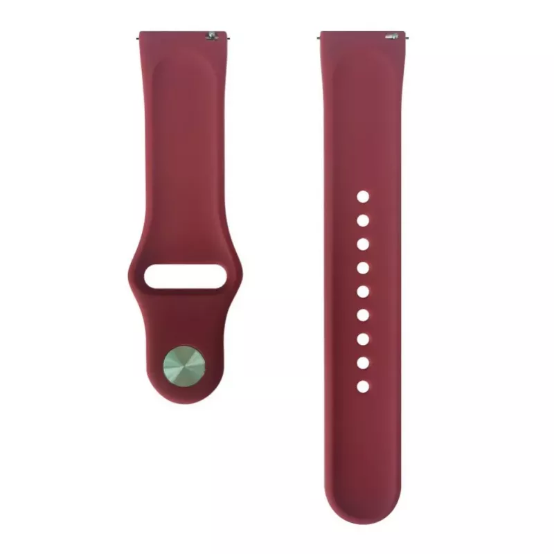 Evelatus Watch 20mm Silicone Loop Watch Strap (130mm M/L) Plum