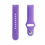 Evelatus Watch 22mm Silicone Loop Watch Straps (130mm M/L) Deep Purple