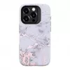 Evelatus Apple iPhone 15 Pro Max Armor Case TPU+PC Customized Print Design Marble Silver