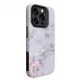 Evelatus Apple iPhone 15 Pro Max Armor Case TPU+PC Customized Print Design Marble Silver