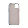 Evelatus Apple iPhone 15 Silikonhülle Mehrfarbig Blau Pink