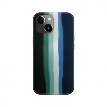 Evelatus Apple iPhone 15 Silikonhülle Mehrfarbig Grün